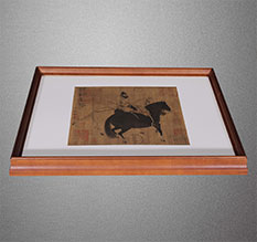 离石书画装裱配框服务案例